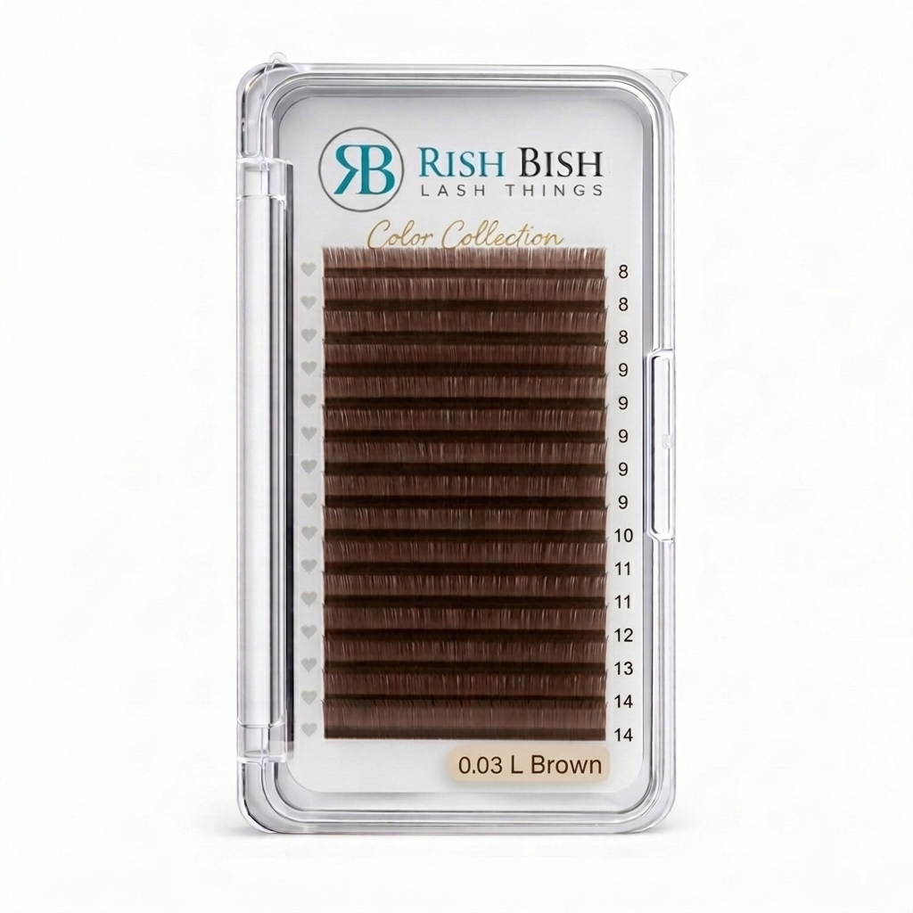 L 0.03 Brown Lashes