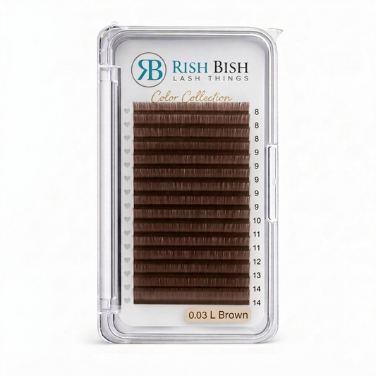 L 0.03 Brown Lashes