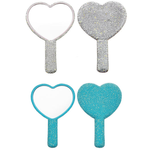 Heart Blinged Mirror