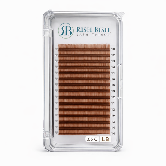 Light Brown C 0.05 Lashes