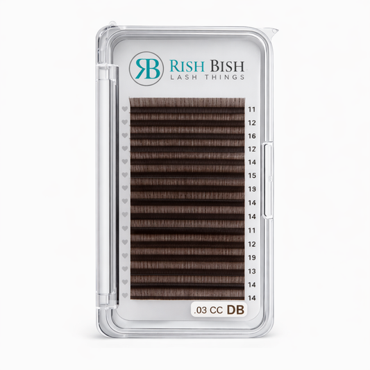Dark Brown CC 0.03 Lashes