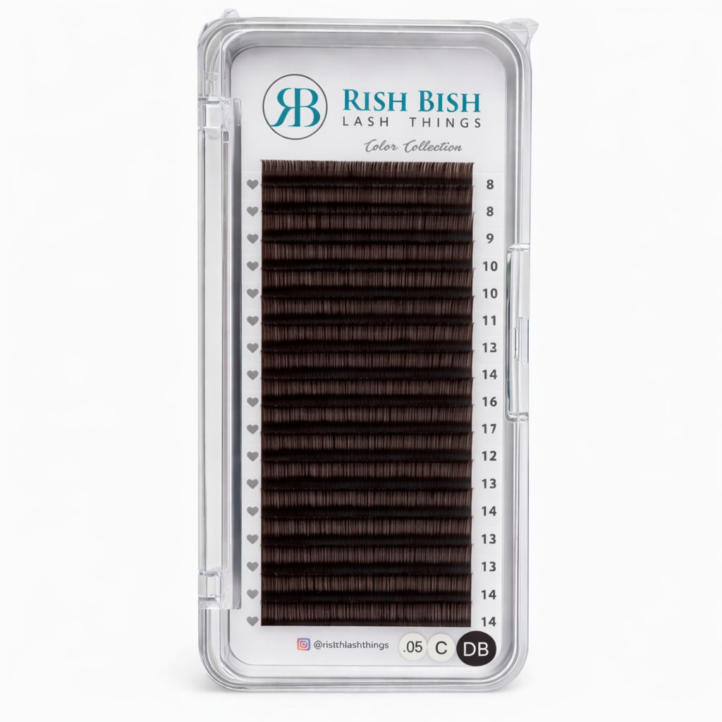 Dark Brown C 0.05 Lashes